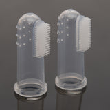 New Rubber Pet Finger Toothbrush Dog Toys Environmental Protection Silicone Glove for Dogs and Cats Clean Teeth Pet Accessories