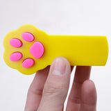 Paw Style Cat Catch the Interactive LED Light Pointer Exercise Chaser Toy Pet Scratching Training Tool 