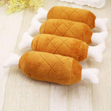 Hot Velvet Pet Dog Cat Chicken Legs Plush Tosy Interactive Sound Toys Pet Supplies Dog Plush #0.5