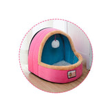 Pet Foldable Puppy  House With Warm Soft Toy Ball
