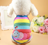 Cartoon Puppy Coats Jacket Warm Fleece Small Dogs