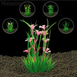 2017 New 13cm Underwater Artificial Aquatic Plant Ornaments For Aquarium Fish Tank Green Water Grass Landscape Decoration