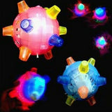 Flashing Dog Ball For Games Kids Ball Led Pets Toys Jumping Joggle Crazy Football Children's Funny Colored dog toy