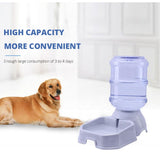 3.8L Pet Automatic Feeder Dog Cat Drinking Bowl For Dog Water Drinking Cat Feeding Large Capacity Dispenser Pet Cat Dog