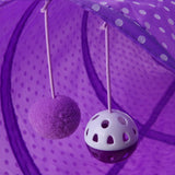 Foldable Cat Tunnel Toy 2 Holes Cat Play Tubes Balls Pet Supplies Dog Rabbit Funny Tunnel Tubes Training Acessorios