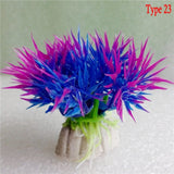 1 pcs Plastic Aquarium Plants Wonder Grass Ornament Decor Landscape for Fish Tank