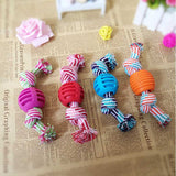 Pet Chew Bone Ball Animal Shape Playing Knot Toy