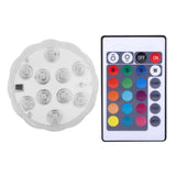 LED Waterproof Pool Lights 10 Led Colorful Flashing Aquarium Light Electronic Underwater Fish Tank Light zwembad verlichting