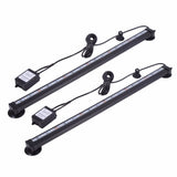 46CM 5050 RGB LED Aquarium Light Submersible Air Bubble Lamp Light For Fish Tank Accessory With Remote Control Waterproof