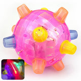 Flashing Dog Ball For Games Kids Ball Led Pets Toys Jumping Joggle Crazy Football Children's Funny Colored dog toy