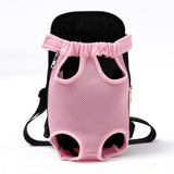 Dog Fashion Red Color Travel Backpack Breathable Carrier