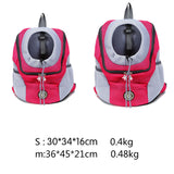Venxuis Outdoor Pet Dog Carrier Bag Pet Dog Front Bag New Out Double Shoulder Portable Travel Backpack Mesh Backpack Head