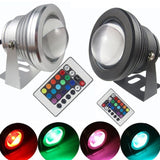 RGB LED Underwater Lamp 16 Colors 10W AC 12V IP67 Waterproof Swimming Pool Pond Fish Tank Aquarium LED Light Lamp With Remote