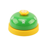 Pet Toy Training Called Dinner Small Bell Footprint Ring Dog Toys For Teddy Puppy Pet Call