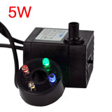 Submersible Water Pump LED Aquarium Fountain Fish Pond Tank