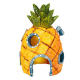 Fish Tank Aquarium Decor For SpongeBob & Squidward House Pineapple Cartoon