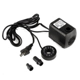 Mini Submersible Water Pump with LED Light for Aquariums KOI Fish Pond Fountain Waterfall underwater light pond Lighting