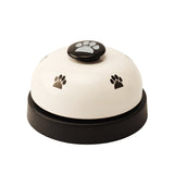 Pet Toy Training Called Dinner Small Bell Footprint Ring Dog Toys For Teddy Puppy Pet Call