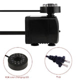 Mini Submersible Water Pump with LED Light for Aquariums Fish Pond