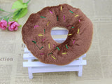 Sightly Pet Chew Cotton Donut Play Toys Tugging Chew Squeaker Quack Sound