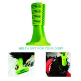 HOTFUN Dog Toothbrush Cleaning Chew Toy Pet Toothbrush Pet Brushing Stick Silicone Dog Teeth Toothbrush Pets Oral Care For Puppy