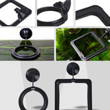Aquarium Fish Tank Feeding Ring Floating Food Tray Feeder with Suction Cup New