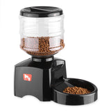 5.5L Programmable Automatic Pet Feeder for Dog Cat Electric Dry Food Dispenser Dish Bowl 1-3 Meal/Day with Timer Voice Recording