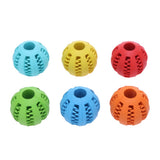 5/7 cm Dog Toy Interactive Rubber Balls Pet Dog Cat Puppy ElasticityTeeth Ball Dog Chew Toys Tooth Cleaning Balls Toys For Dogs