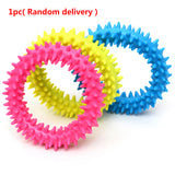 Puppy Toys Rubber Resistance To Bite Dog Toy Teeth Cleaning Chew Training
