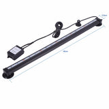 46CM 5050 RGB LED Aquarium Light Submersible Air Bubble Lamp Light For Fish Tank Accessory With Remote Control Waterproof