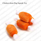 Fruit Vegetable Chicken Drum Bone Squeak Toy For Pet