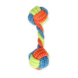 Dog Toys Bite Resist Rope Weave Ball Interactive Toy Cotton Bone Cat Big Puppy Small Dog Chew Knot Teeth Cleaning Training Toy