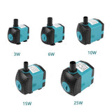 Multifunctional Submersible Electric Water Pump For Fish Tank Aquarium Water-Cooled Air Conditioning Pump Fish Pond Pump 220V