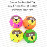 Rubber Squeak Toy for Dog Screaming Chicken Chew Bone Squeaky Ball Toys