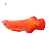 1PC Artificial Fish Plush Cat Toys