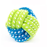 Dogs Chew Teeth Clean Outdoor Traning Fun Playing Green Rope