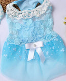 Dress for Cats & Dogs, Dog Skirt, Dog Summer Lace Dress