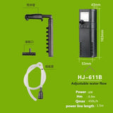 Mini nano building internal filter submersible oxygen pump