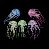 Swim Glowing Effect Artificial Jellyfish Aquarium Decoration Fish Tank Underwater Live Plant Luminous Ornament Aquatic Landscape
