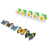 Cat Toys Electric Rotating Colorful Butterfly Funny Pet Seat ScratchToy For Cats Kitten Kitten dropshipping 8 x 5.5cm pet toys
