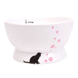 Pet Raised Ceramic Food Water Bowl