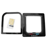4 Way Lockable Pets Door Security Flap ABS Plastic Door