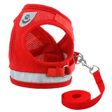 Pet Harness and Leash Set Reflective Jacket