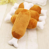 Hot Velvet Pet Dog Cat Chicken Legs Plush Tosy Interactive Sound Toys Pet Supplies Dog Plush #0.5