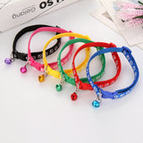 Easy Wear Cat Dog Collar With Bell Adjustable Buckle Dog Collar Cat Puppy Pet Supplies Cat Dog Accessories Small Dog Chihuahua