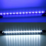 EU US PLUG LED Aquarium Light Underwater Lamp Fish Tank White Blue Waterproof IP68 5050 SMD Submersible Lamp 18CM 28CM 38CM 48CM