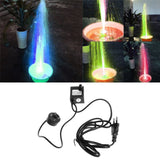 AC 220V 3W 5W Submersible Water Pump LED Aquarium Fountain Fish Pond Tank EU Plug For Fish Tanks Plants Growth Supplies Tool  