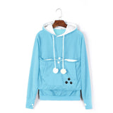 Pet Hoodies For Casual Kangaroo Pullovers With Ears Sweatshirt