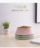 HOTFUN Pet Stainless Steel Single Bowl Fashion Travel Feeding Feeder For Puppy Dog Cat Cute Food Plate Anti-slip Dishes 3 Colors