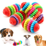 Pet Chew Toy Dog toys Puppy Dental Teeth Gums Bite-Resistant cachorro Colorful Natural Rubber Tooth Cleaning Tools For Small Dog